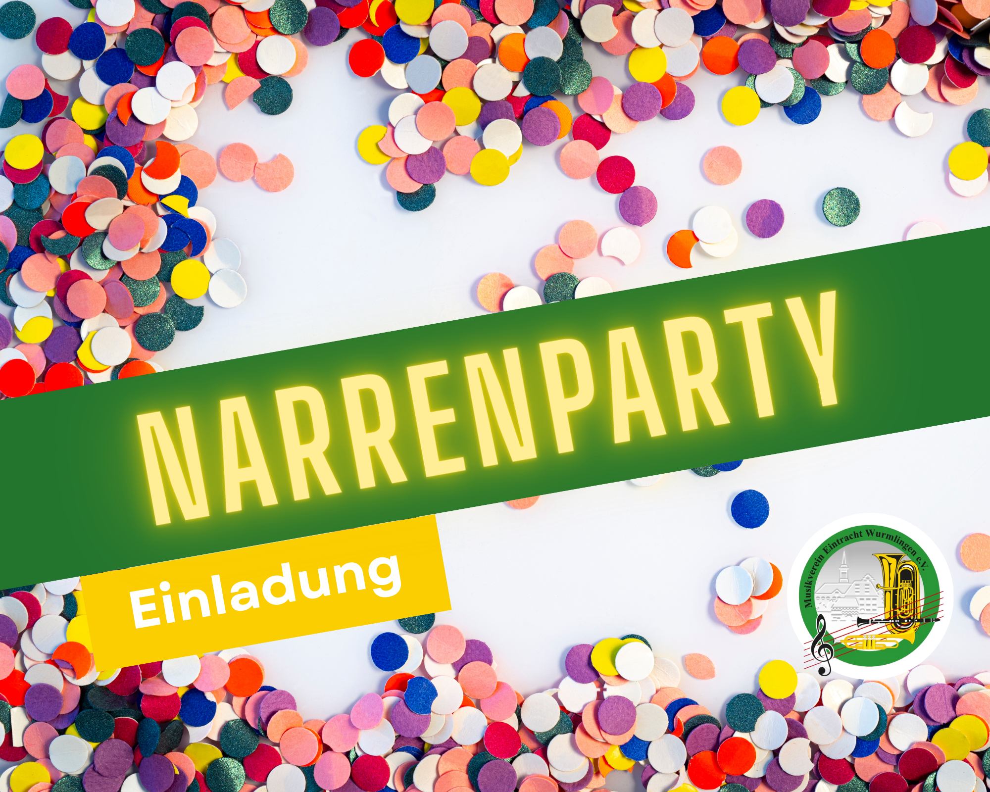 Narrenparty 2026: Einladung